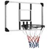vidaXL Tabela de basquetebol 90x60x2,5 cm policarbonato transparente