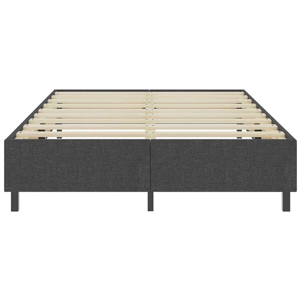 vidaXL Estrutura de cama boxspring 180x200 cm tecido cinzento