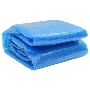 Cobertura de piscina redonda 549 cm PE azul