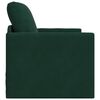 vidaXL Sof&aacute;-Cama 60cm Verde Escuro Veludo