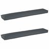 vidaXL Conjunto de Almofadas para Palete 2 pcs Antracite