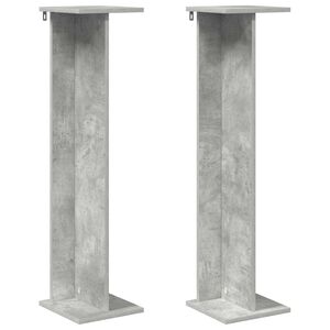 vidaXL Suporte para Plantas Cinzento Concreto 25 x 25,5 x 100,5 cm
