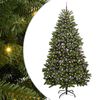 vidaXL &Aacute;rvore de Natal Artificial 240 cm 300 LED Branco quente Verde