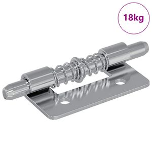 vidaXL Fechadura 1800 pcs Prateado 46 x 17 x 1,2 mm A&ccedil;o