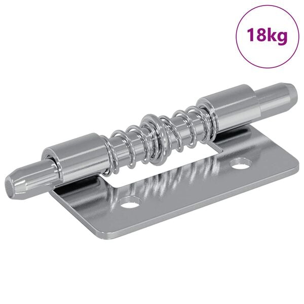 vidaXL Fechadura 1800 pcs Prateado 46 x 17 x 1,2 mm A&ccedil;o