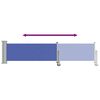 vidaXL Toldo lateral retr&aacute;til para p&aacute;tio 60x300 cm azul