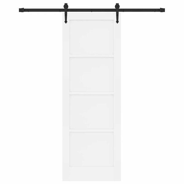 vidaXL Porta Deslizante ORKDAL Branco 73,5 x 211 cm