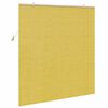 vidaXL Estores de rolo com cortinas Manual Amarelo 140 x 160 cm Bambu