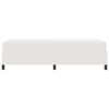 vidaXL Estrutura da Cama com colch&atilde;o Creme 90 x 200 cm tecido