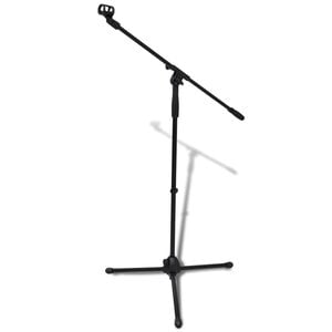 vidaXL Suporte de microfone, ajust&aacute;vel