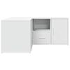 vidaXL Arm&aacute;rio de canto 160x40x45 cm derivados de madeira branco