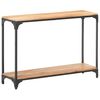 vidaXL Mesa consola 110x30x75 cm madeira de ac&aacute;cia maci&ccedil;a