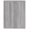 vidaXL Sapateira 75x35x45 cm derivados de madeira cinzento sonoma