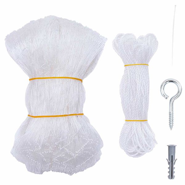 vidaXL Rede para gatos transparente 6x3 m Nylon