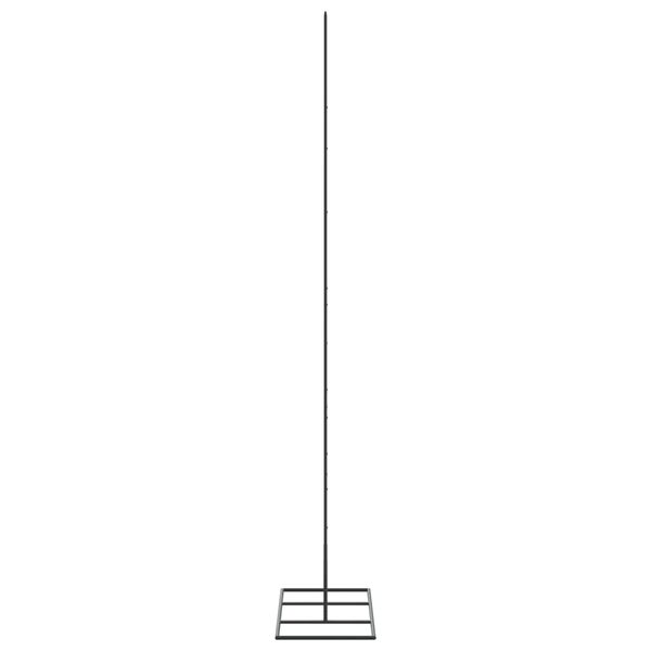 vidaXL Árvore de Natal para decoração 150 cm metal preto