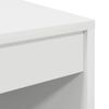 vidaXL Mesa com gaveta 2 pcs Branco
