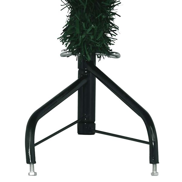 vidaXL &Aacute;rvore de Natal artificial de canto 210 cm PVC verde