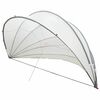 vidaXL C&uacute;pula de Piscina Manual Cinza e Laranja 592 x 590 x 275 cm