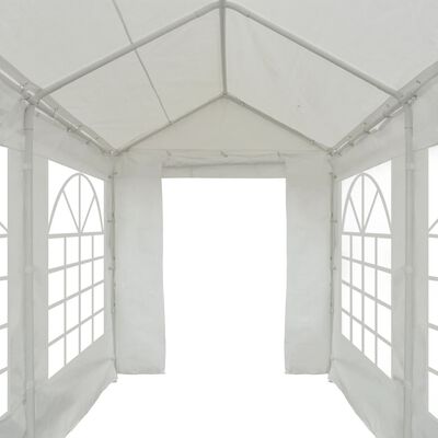 vidaXL Tenda para festas PE 2x5 m branco