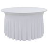 vidaXL Capa extens&iacute;vel para mesa c/ camilha 2 pcs 150x74 cm branco
