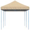 vidaXL Tenda de Festa Bege 292 x 580 x 315 cm Tecido Oxford