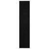 vidaXL Estante/divis&oacute;ria 100x30x135,5 cm pinho maci&ccedil;o preto