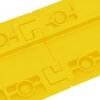 vidaXL Rampas protetora de cabos 2 pcs 98,5 cm amarelo