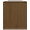 vidaXL Arm&aacute;rios de parede 2 pcs 45x30x35 cm pinho maci&ccedil;o castanho mel