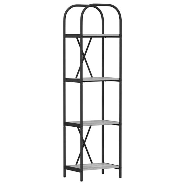 vidaXL Estante Cinza Sonoma 40 x 30 x 146 cm Madeira processada