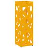 vidaXL Suporte para Guarda-chuva de chuva Mostarda 15,5 x 15,5 x 49 cm