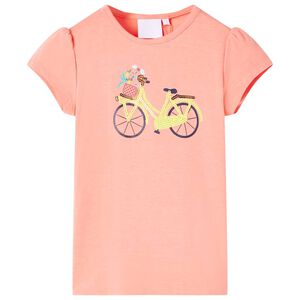 T-shirt infantil coral n&eacute;on 104