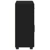 vidaXL Buffet com porta Preto 88,5 x 30,5 x 73 cm Madeira processada