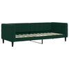 vidaXL Sof&aacute;-cama com gavet&atilde;o 80x200 cm veludo verde-escuro