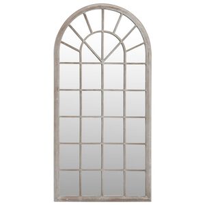 vidaXL Espelho em ferro p/ uso no interior 90x45 cm cor areia