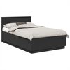 vidaXL Estrutura da Cama Preto 135 x 190 cm Derivados de Madeira