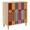 vidaXL Buffet ESSEN Sonoma 69 x 33 x 75 cm Derivados de Madeira