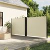 vidaXL Toldo lateral retr&aacute;til 160x1200 cm creme