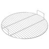 vidaXL Grelha p/ churrasco redonda c/ pegas &Oslash;44,5cm a&ccedil;o inoxid&aacute;vel 304