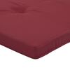 vidaXL Almofadões cadeira adirondack 2pcs tecido oxford vermelho tinto