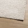 vidaXL Tapete shaggy de pelo alto PAMPLONA 80x250 cm creme