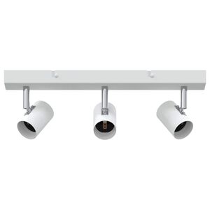 vidaXL Foco de teto Branco 38 x 6.5 x 11.5 cm Aço