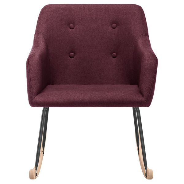 vidaXL Cadeira de baloi&ccedil;o tecido roxo