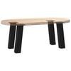 vidaXL P&eacute;s para mesa de centro 4 pe&ccedil;as, preto, 30 cm, a&ccedil;o