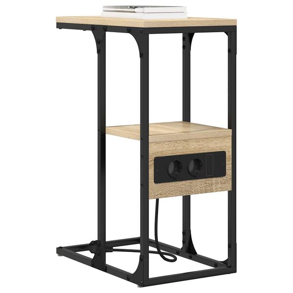 vidaXL Arm&aacute;rio de Cabeceira Carvalho sonoma 41.5 x 26 x 60.5 cm