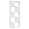 vidaXL Estante/divis&oacute;ria 60x24x155 cm contraplacado branco