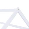 vidaXL Estrutura de cama para crian&ccedil;as 80x160 cm pinho maci&ccedil;o branco