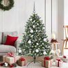 vidaXL &Aacute;rvore de Natal Artificial Verde 120 cm PVC, Pl&aacute;stico e A&ccedil;o