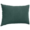 vidaXL Travesseiros de Sof&aacute; 2 pcs Verde-escuro 60 x 40 cm