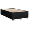 vidaXL Cama boxspring com colch&atilde;o 120x190 cm tecido preto