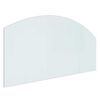 vidaXL Placa de Vidro para Lareira Transparente 100 x 50 cm Vidro